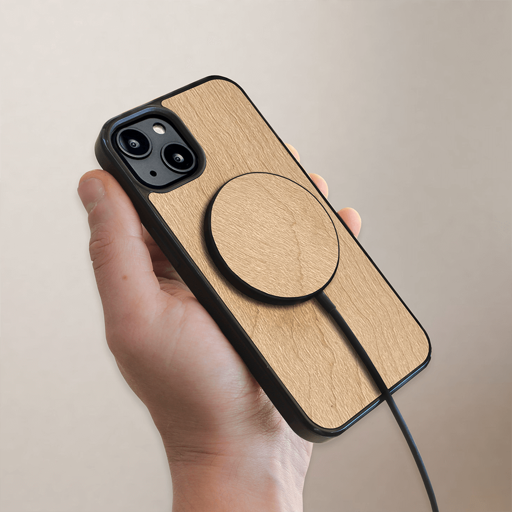 Wood MagSafe wireless charger