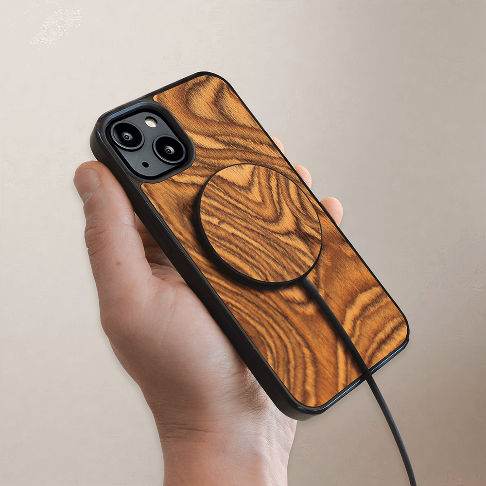 Wood MagSafe wireless charger