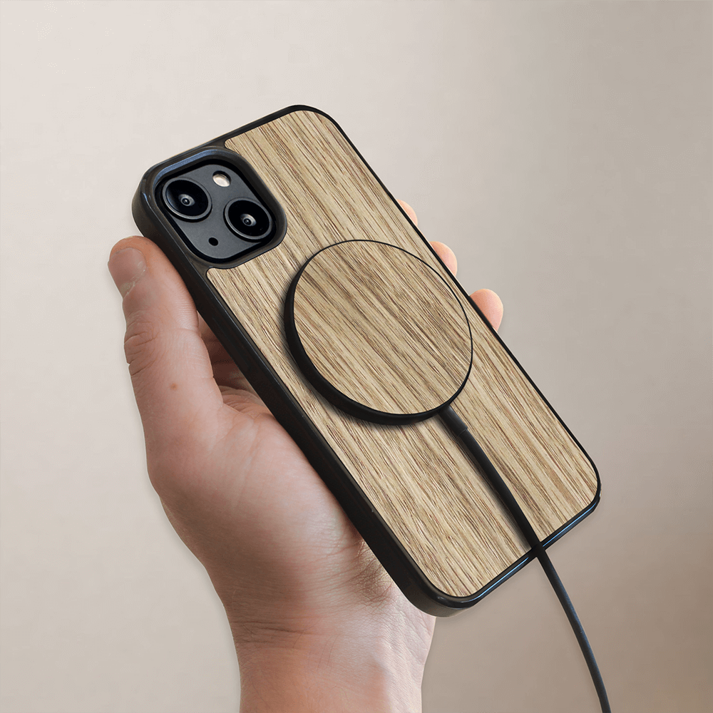 Wood MagSafe wireless charger