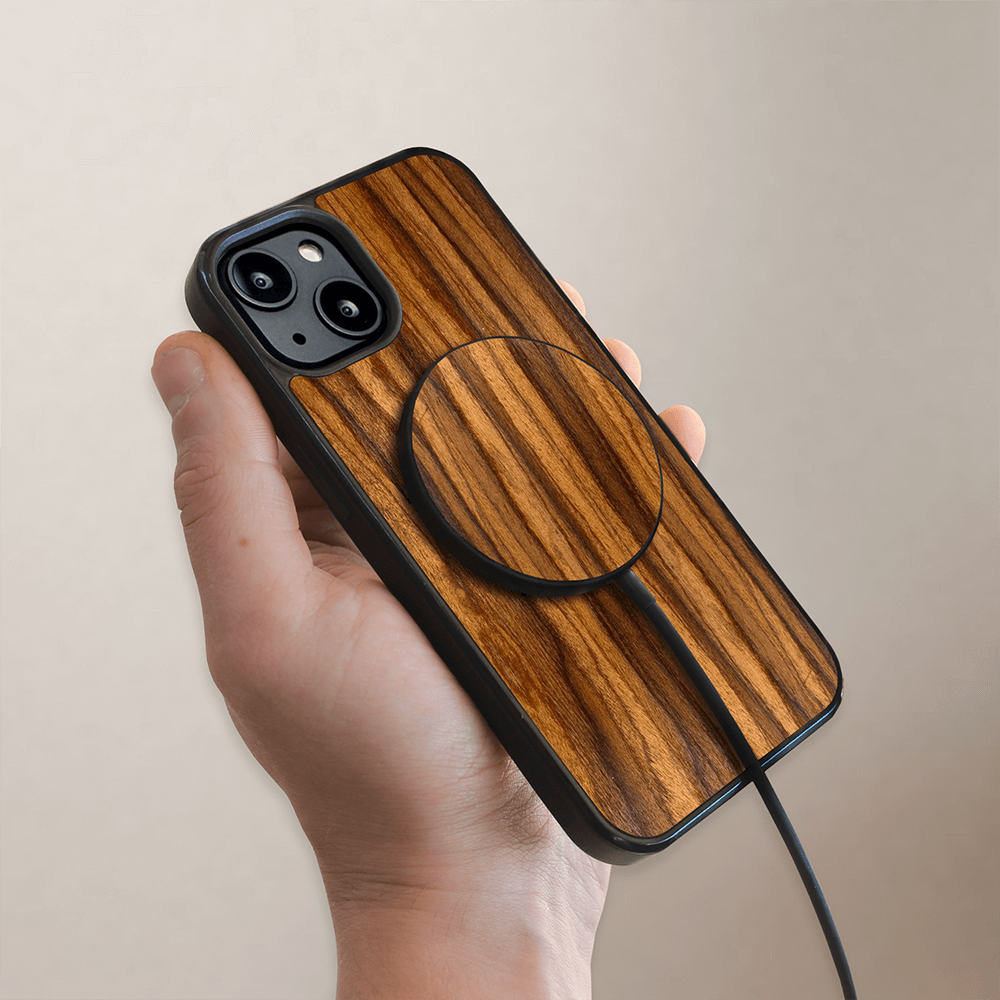 Wood MagSafe wireless charger