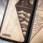 Sea - Wooden Samsung Galaxy Pair Case