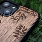 Botanical Fern engraved design WOODGRAW