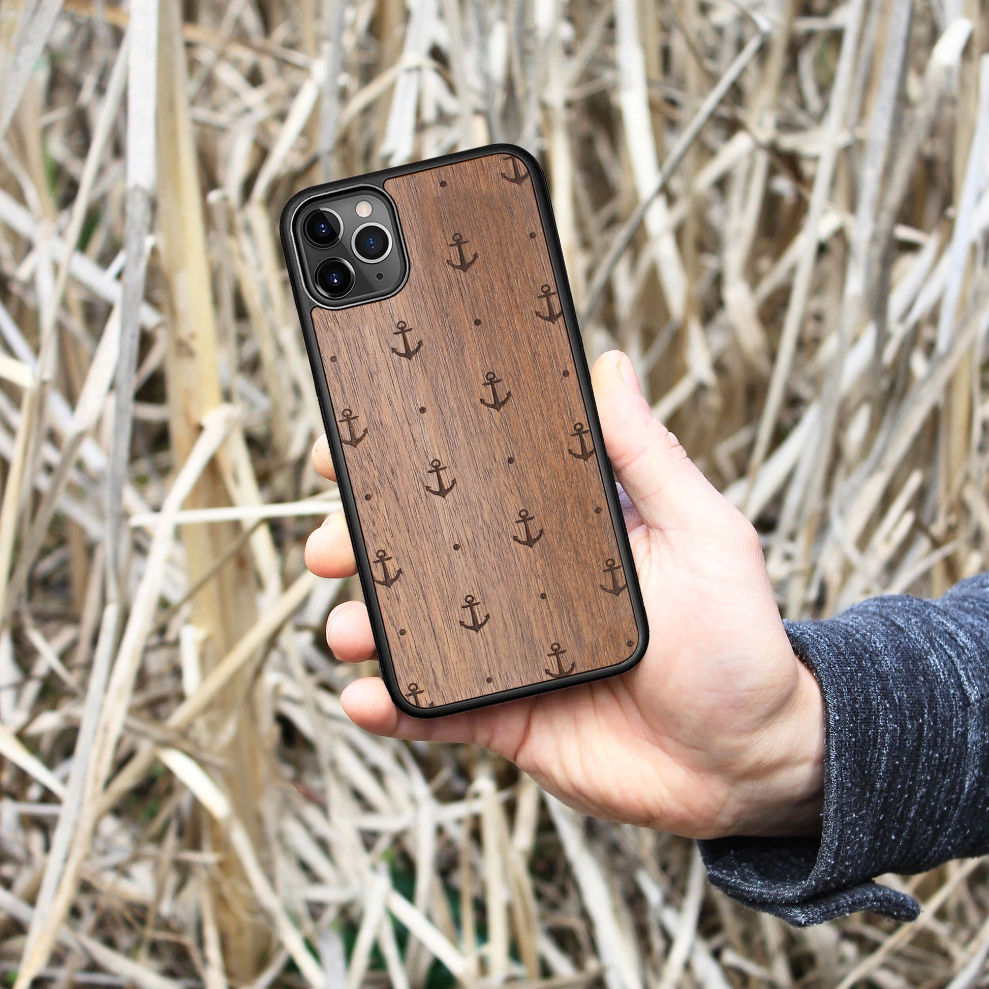 Wood iPhone Case 7 Plus Anchor