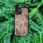 Wood iPhone 12 Case Botanical
