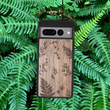 Wood Google Pixel 7 Pro Case Botanical