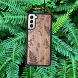 Wood Samsung Galaxy Note 10 Case Botanical