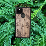 Wood Google Pixel 4A 5G Case Botanical