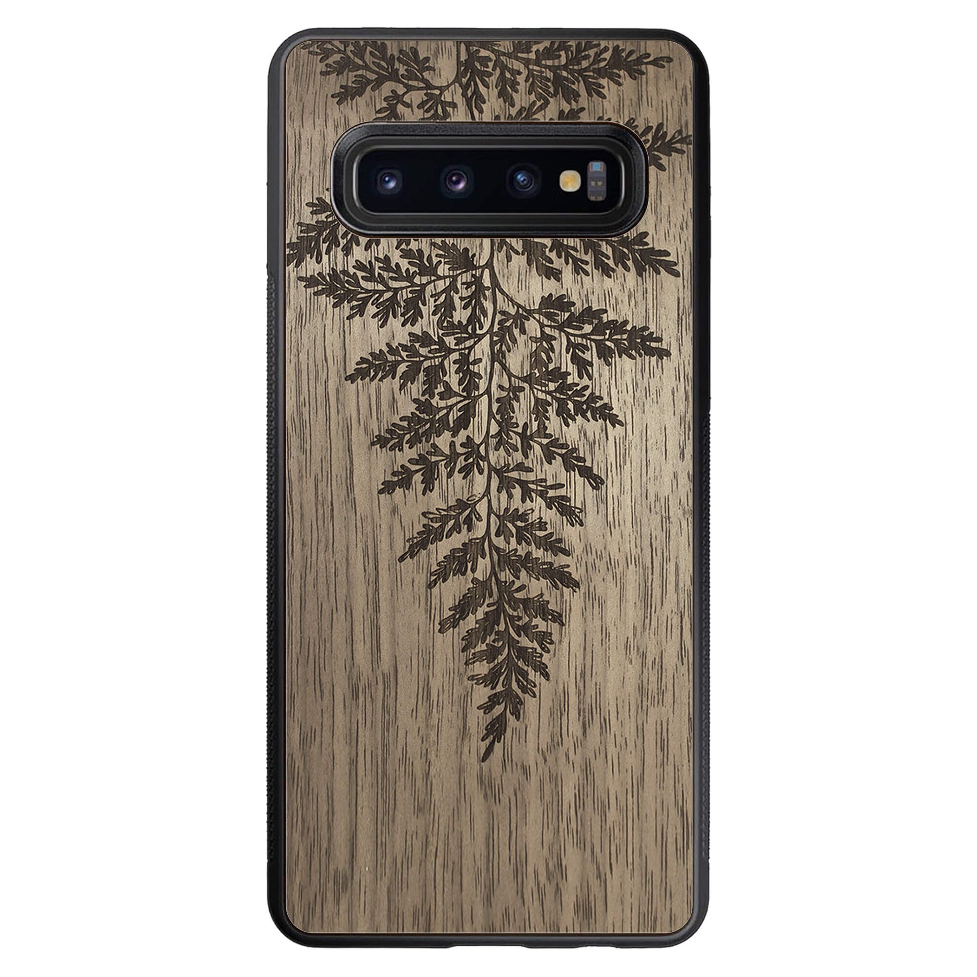 Wooden Case for Samsung Galaxy S10 Fern