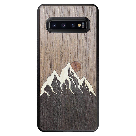Wooden Case for Samsung Galaxy S10 Mountain