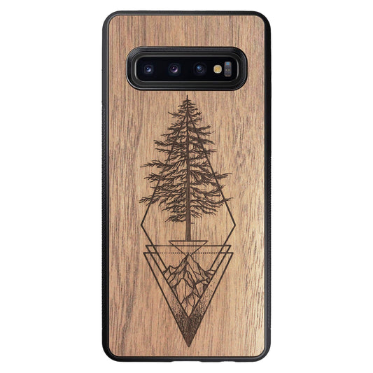 Wooden Case for Samsung Galaxy S10 Picea