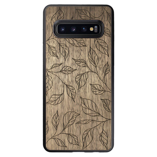 Wooden Case for Samsung Galaxy S10 Botanical Leaves