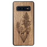 Wooden Case for Samsung Galaxy S10 Plus Deer Woodland