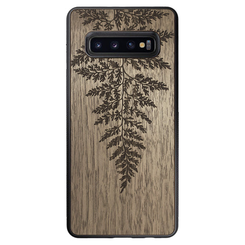 Wooden Case for Samsung Galaxy S10 Plus Fern