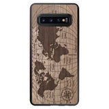 Wooden Case for Samsung Galaxy S10 World Map
