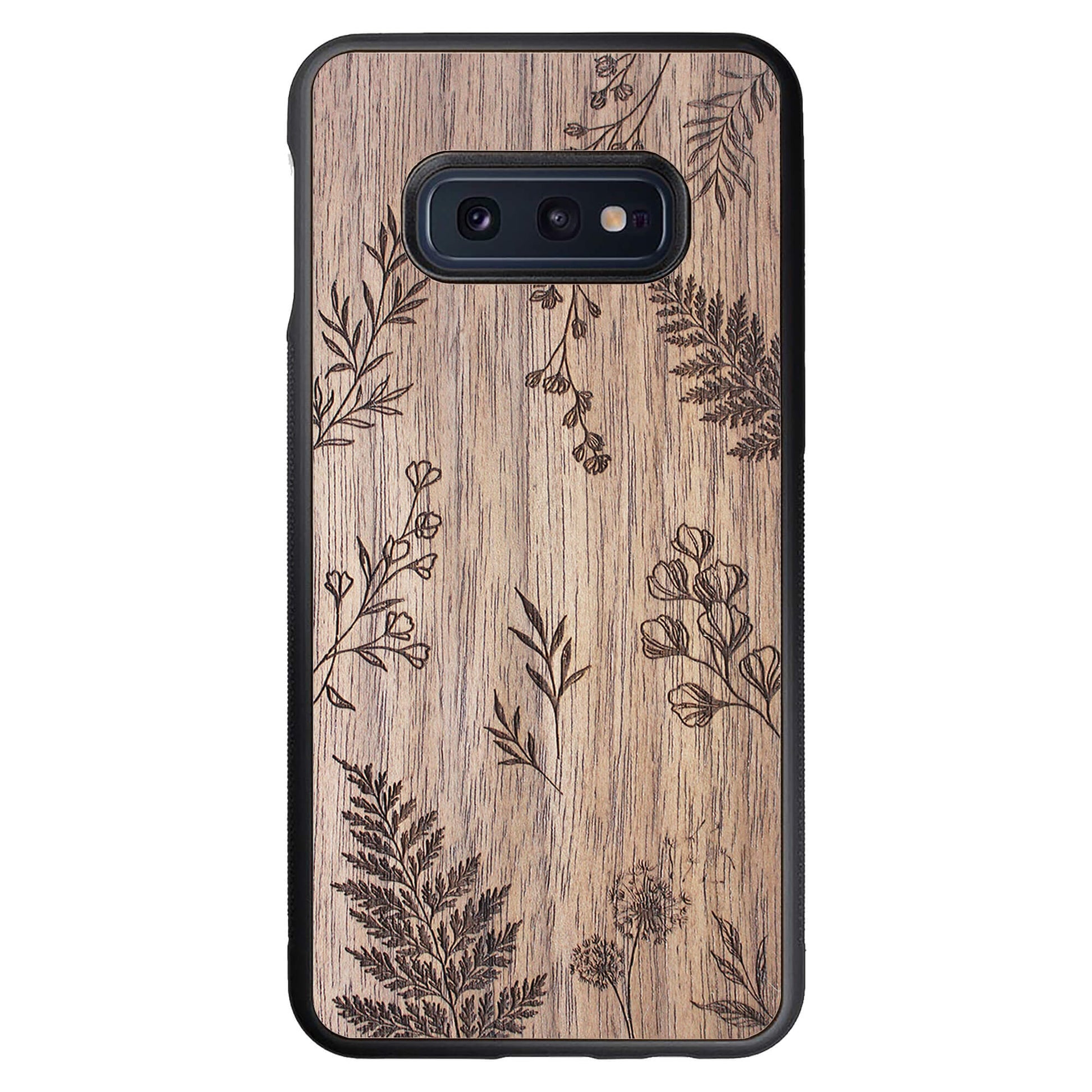 Wooden Case for Samsung Galaxy S10e Botanical
