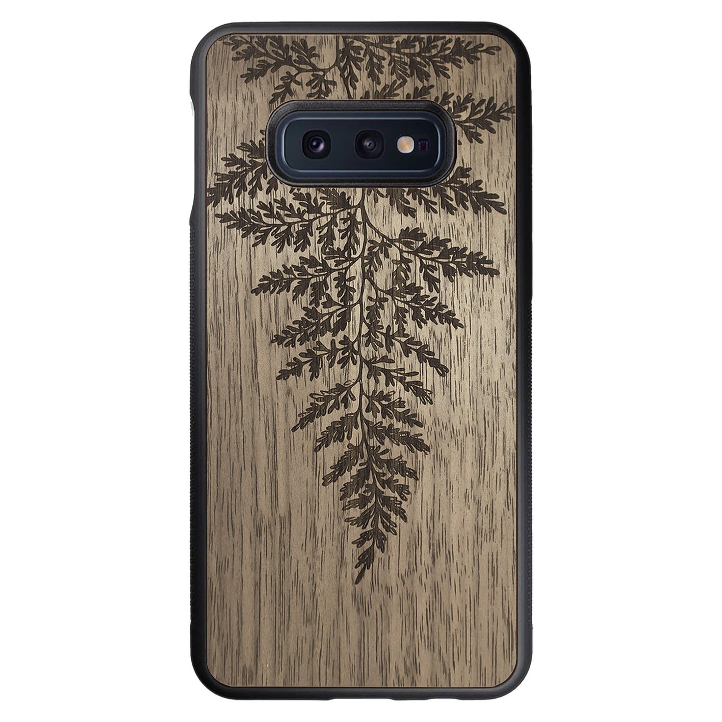 Wooden Case for Samsung Galaxy S10e Fern