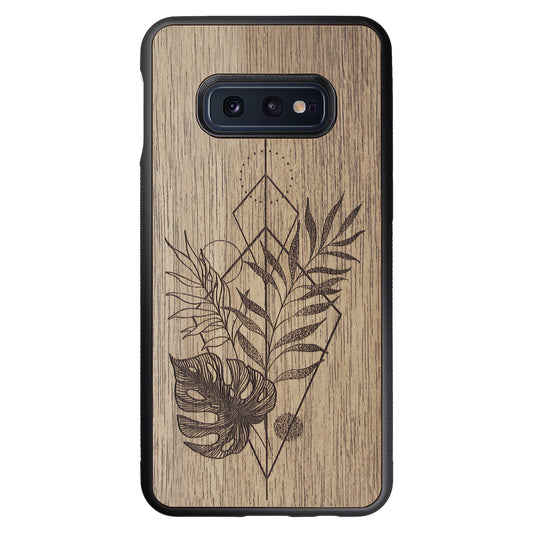 Wooden Case for Samsung Galaxy S10e Monstera