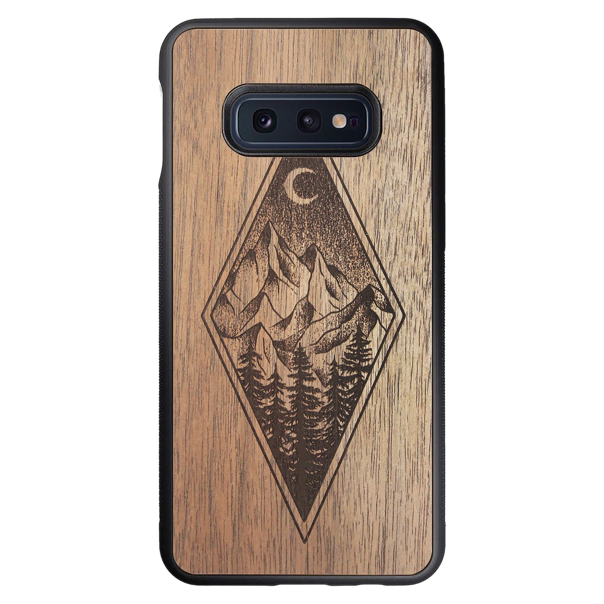 Wooden Case for Samsung Galaxy S10e Mountain Night