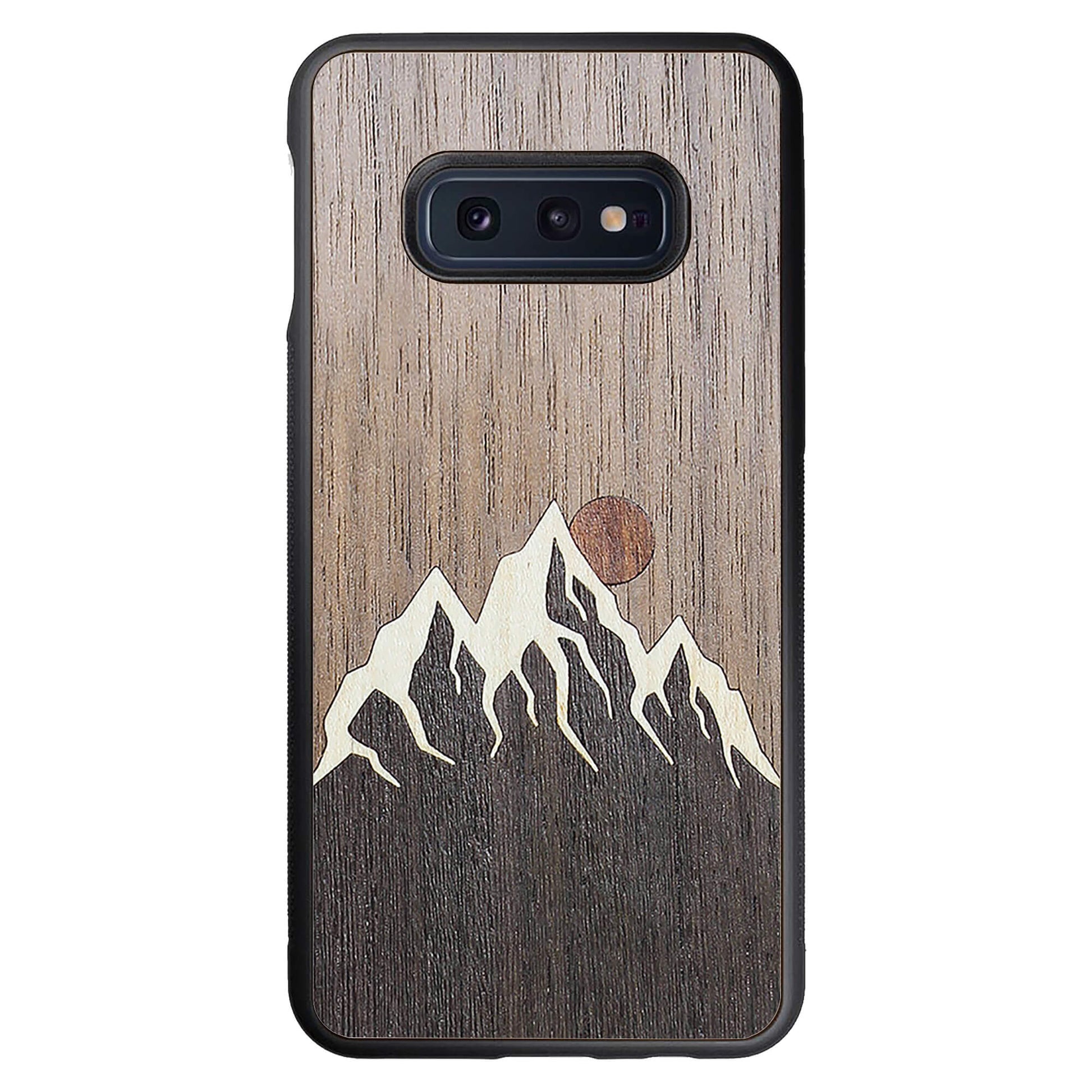 Wooden Case for Samsung Galaxy S10e Mountain