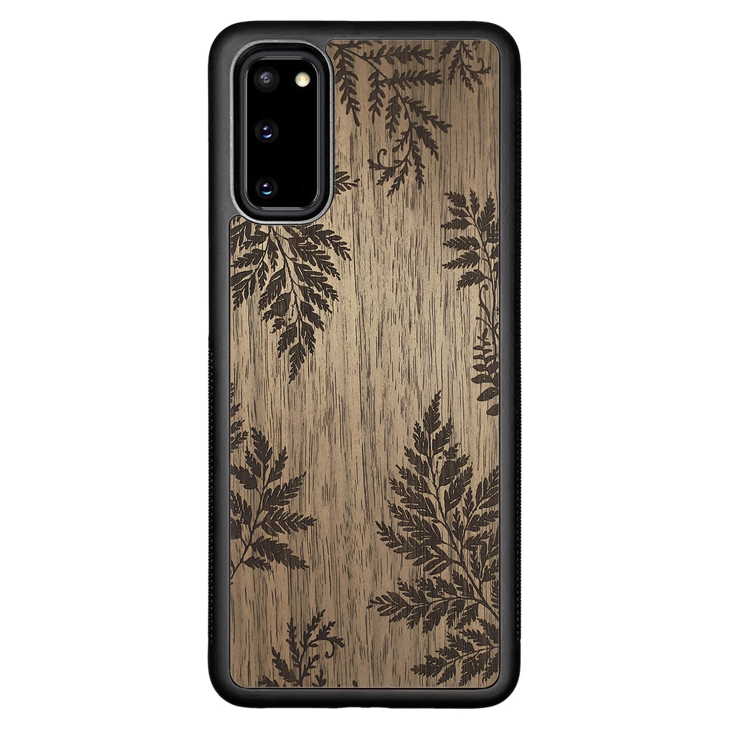Wooden Case for Samsung Galaxy S20 Botanical Fern