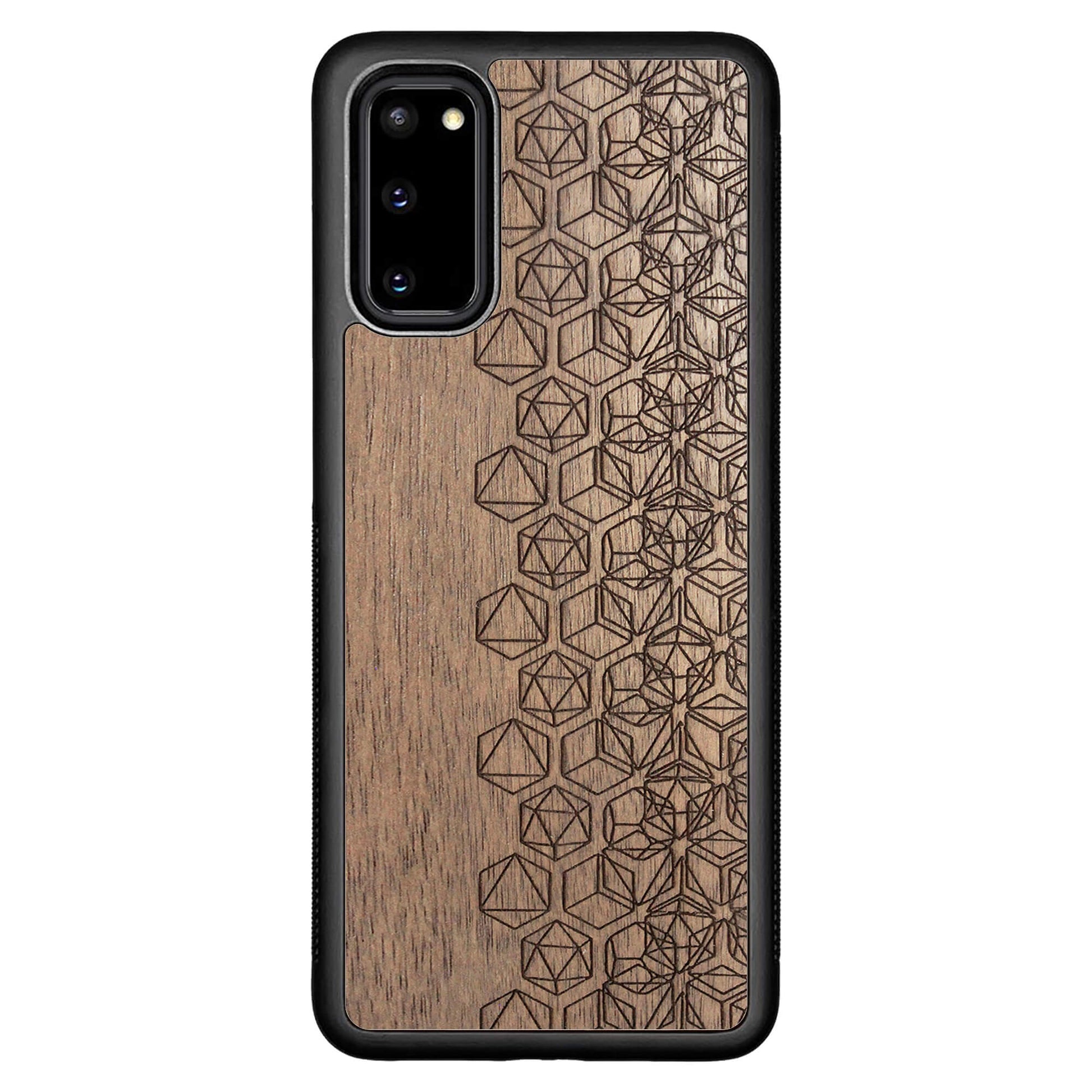 Wooden Case for Samsung Galaxy S20 Geometric