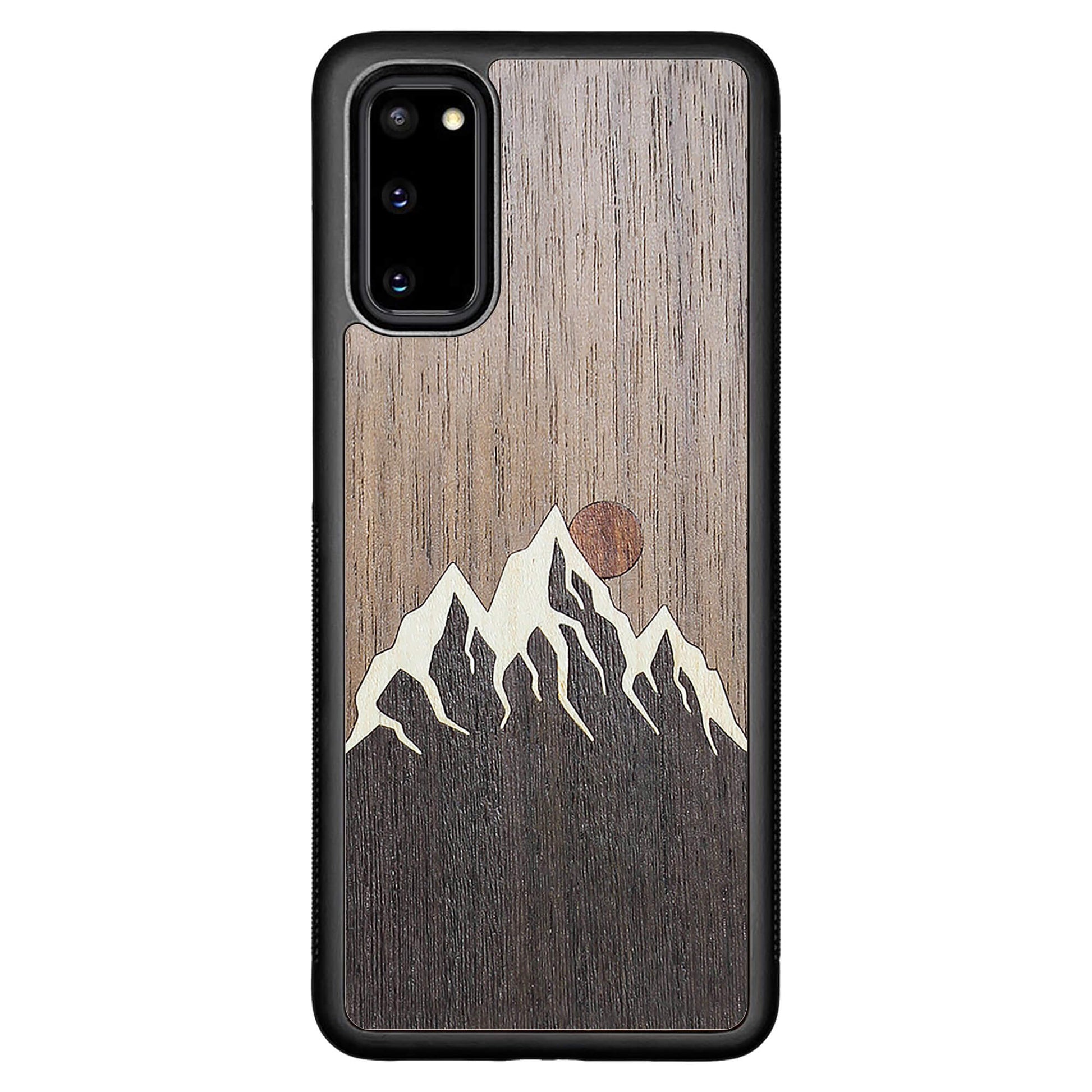 Wooden Case for Samsung Galaxy S20 Mountain