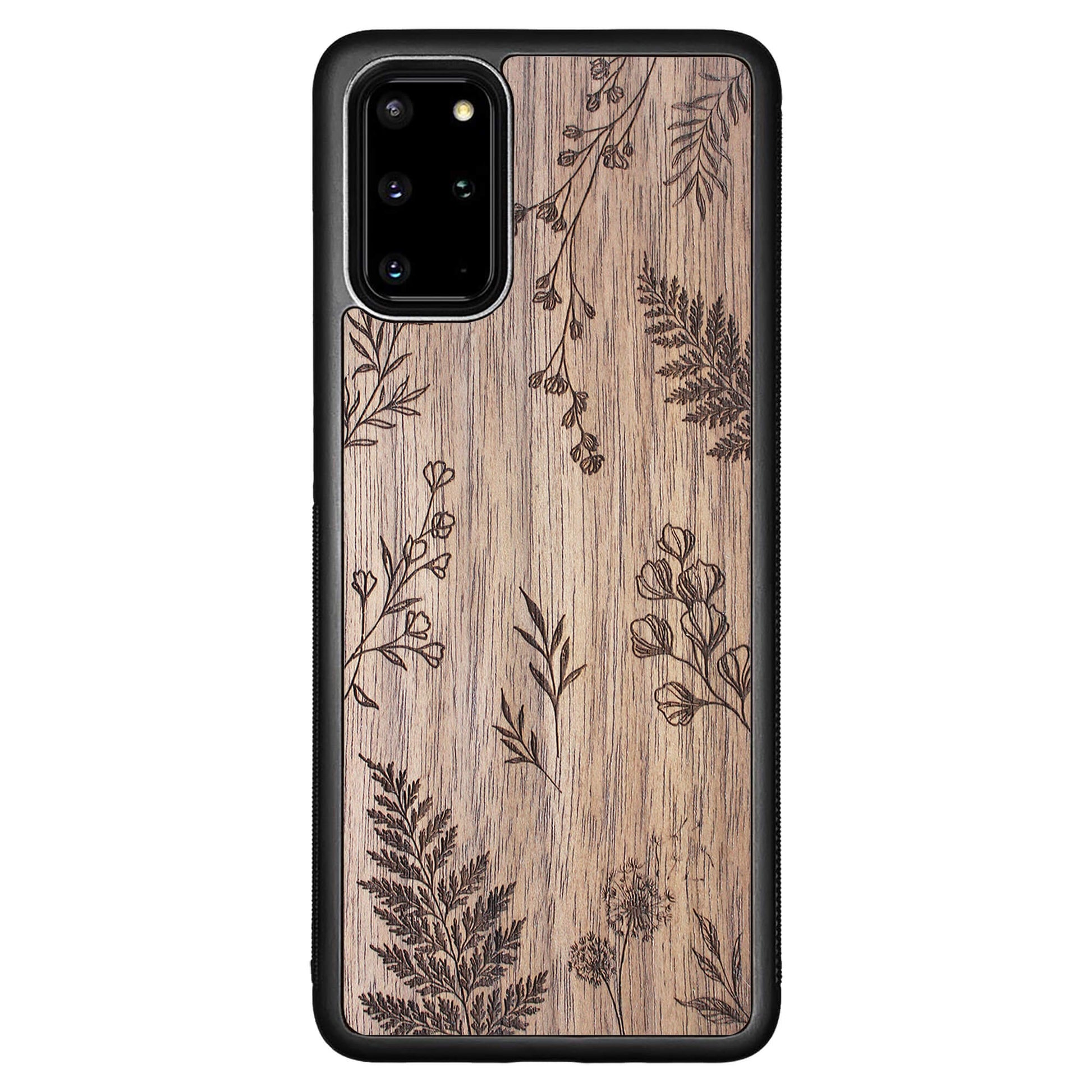 Wooden Case for Samsung Galaxy S20 Plus Botanical