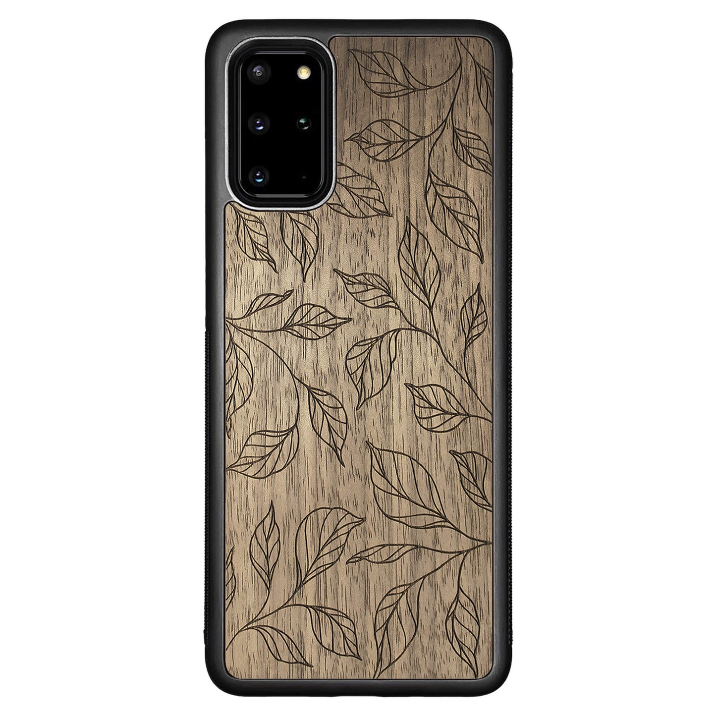 Wooden Case for Samsung Galaxy S20 Plus Botanical Leaves