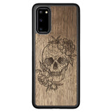 Wooden Case for Samsung Galaxy S20 Skull