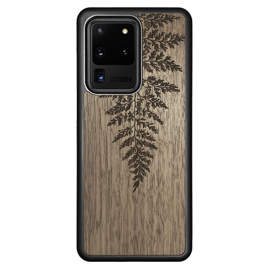 Wooden Case for Samsung Galaxy S20 Ultra Fern