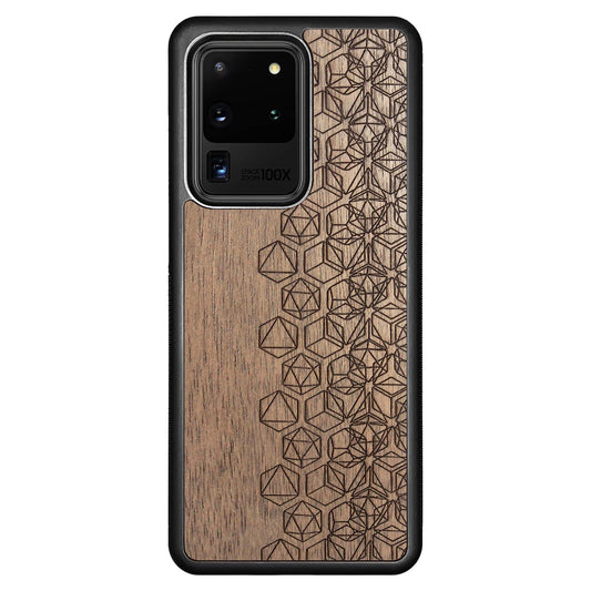 Wooden Case for Samsung Galaxy S20 Ultra Geometric