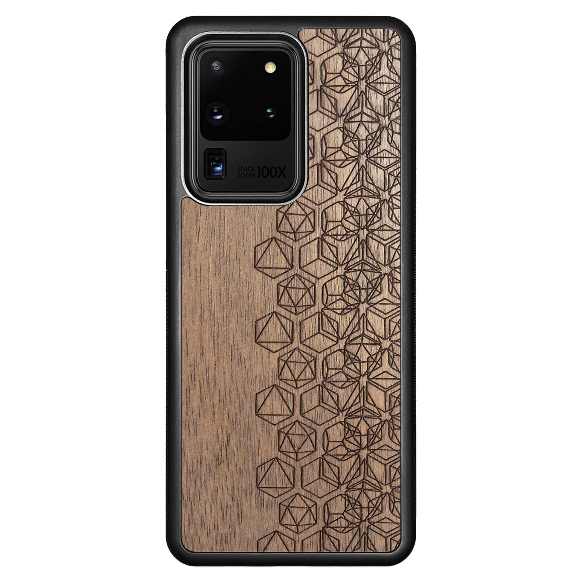 Wooden Case for Samsung Galaxy S20 Ultra Geometric