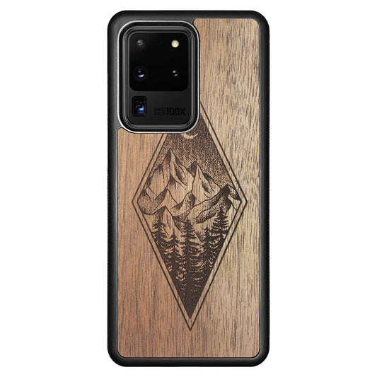 Wooden Case for Samsung Galaxy S20 Ultra Mountain Night