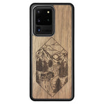 Wooden Case for Samsung Galaxy S20 Ultra Mountain Road