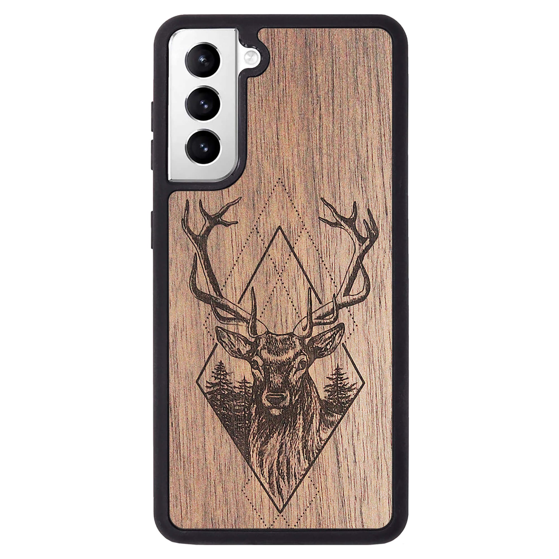 Wooden Case for Samsung Galaxy S21 Deer