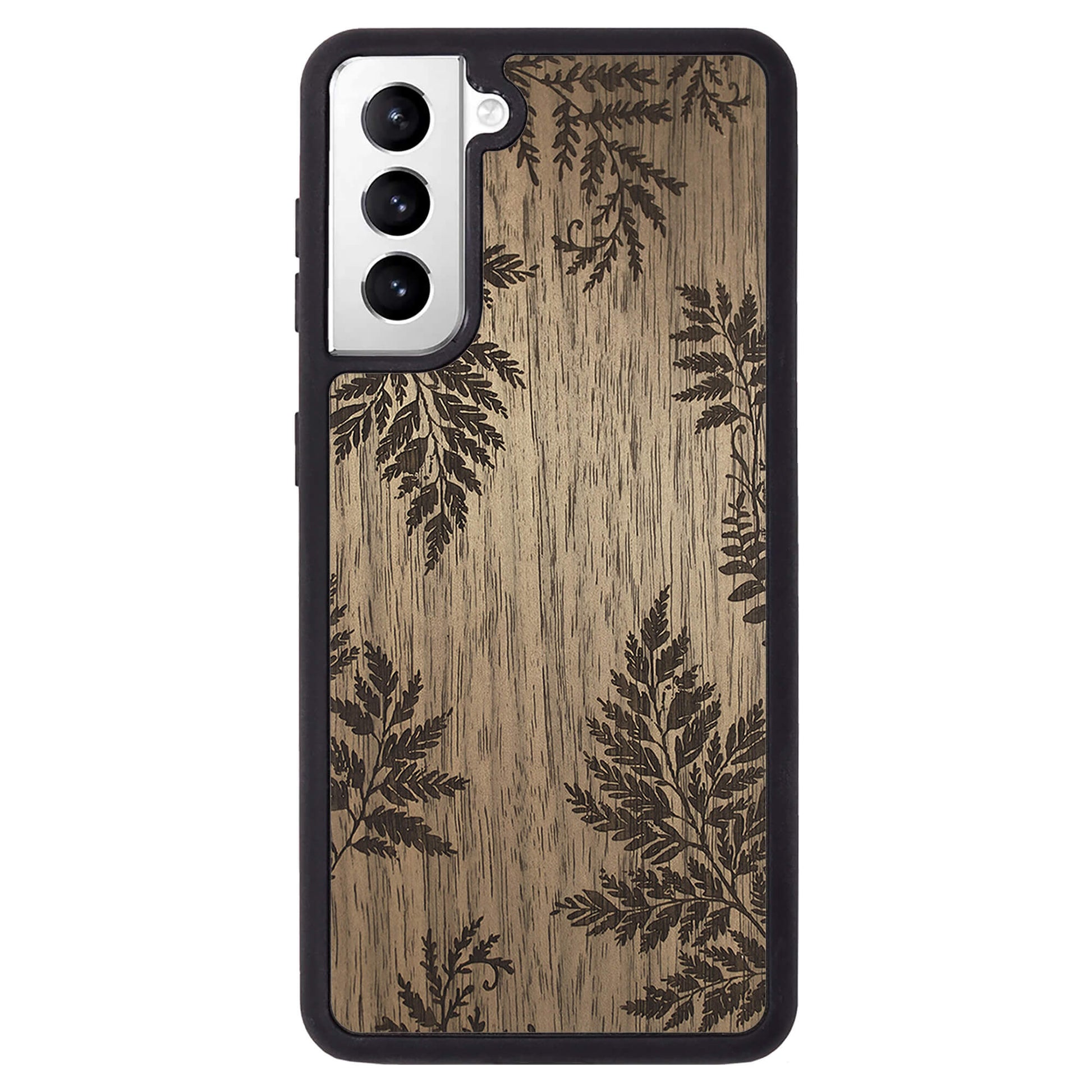 Wooden Case for Samsung Galaxy S21 Botanical Fern