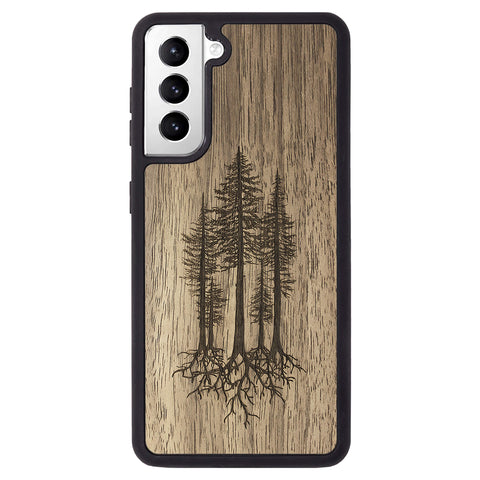 Wooden Case for Samsung Galaxy S21 Pines