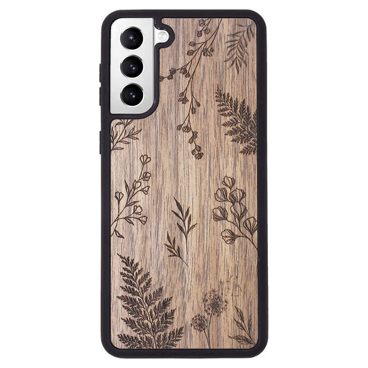 Wooden Case for Samsung Galaxy S21 Plus Botanical
