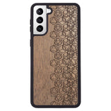 Wooden Case for Samsung Galaxy S21 Plus Geometric