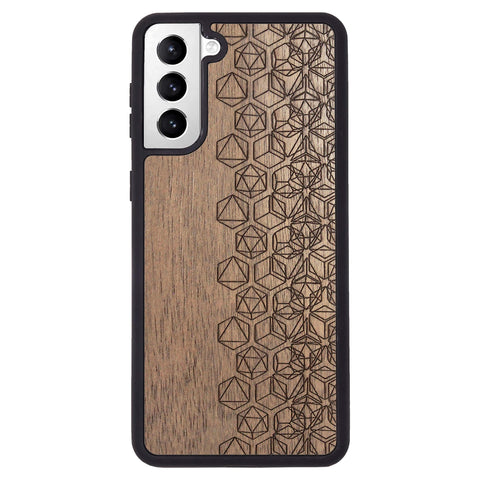 Wooden Case for Samsung Galaxy S21 Plus Geometric
