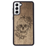 Wooden Case for Samsung Galaxy S21 Plus Skull