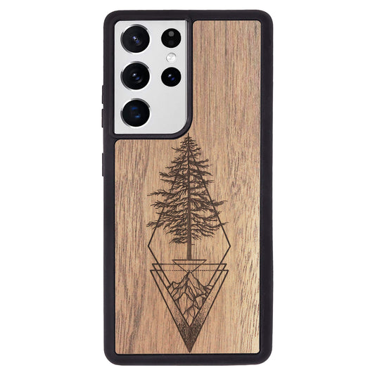 Wooden Case for Samsung Galaxy S21 Ultra Picea