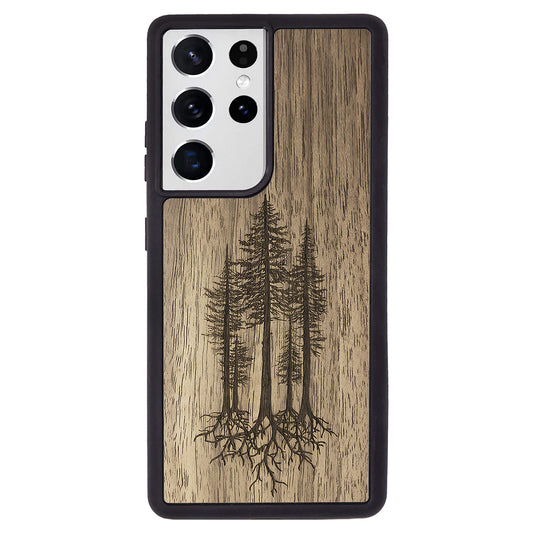 Wooden Case for Samsung Galaxy S21 Ultra Pines