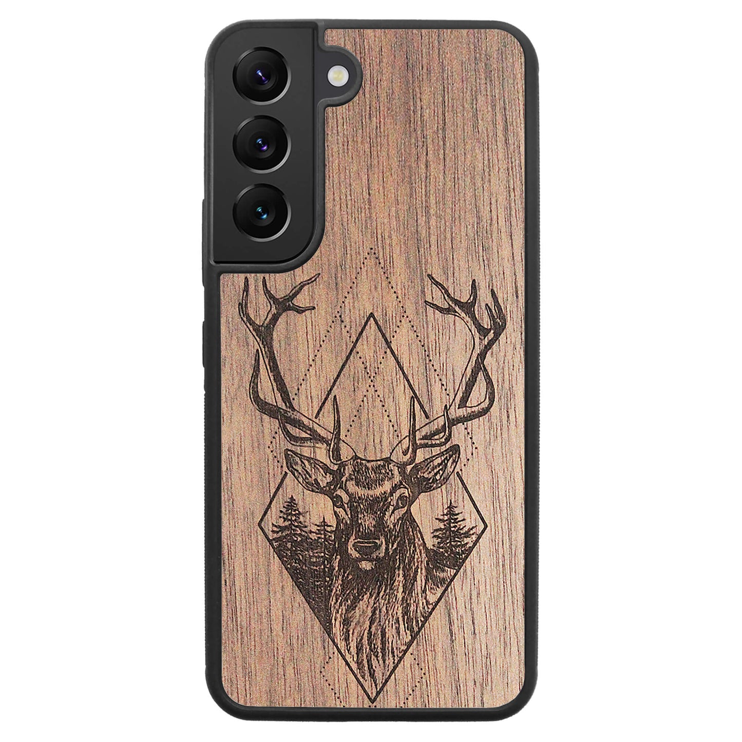 Wooden Case for Samsung Galaxy S22 Deer