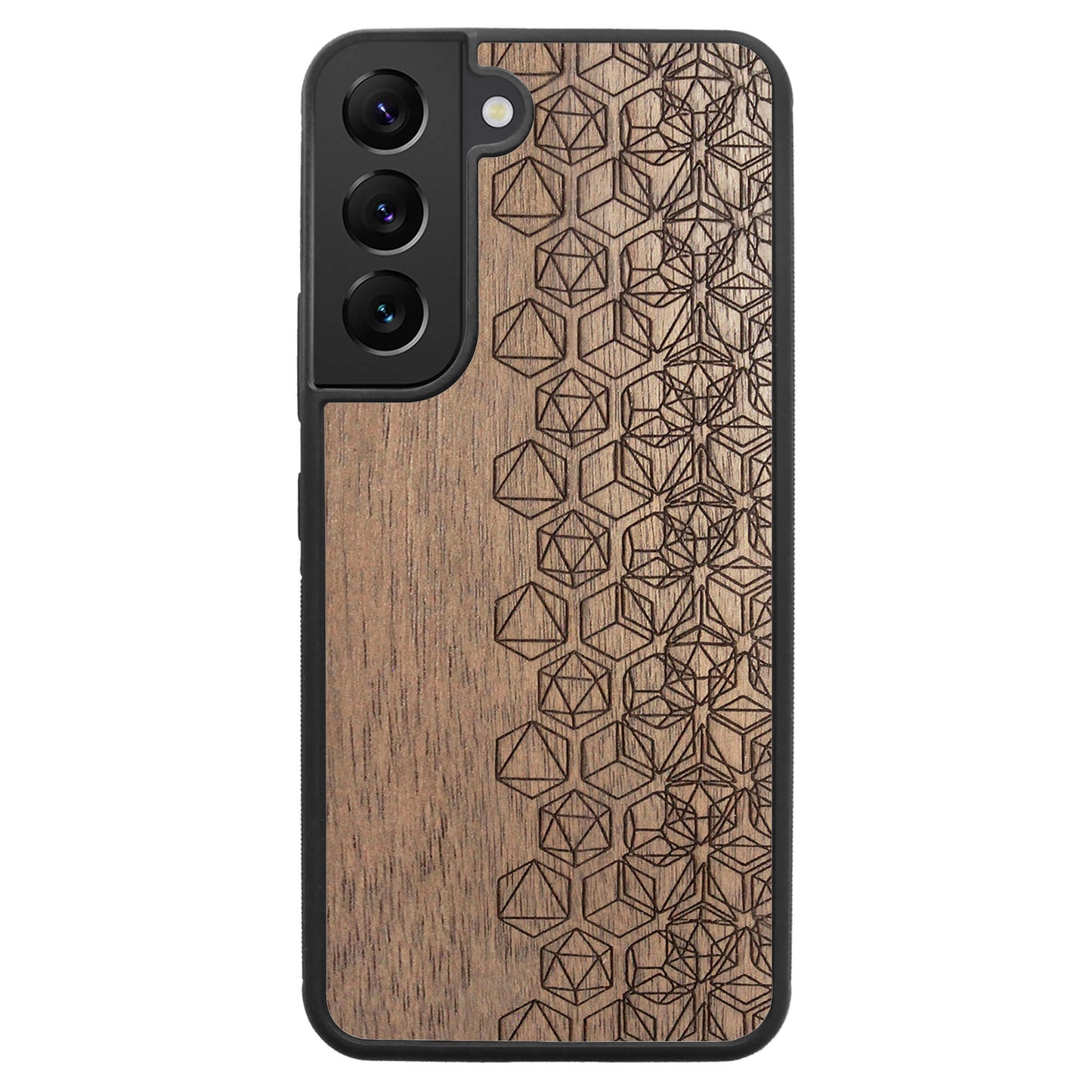 Wooden Case for Samsung Galaxy S22 Geometric