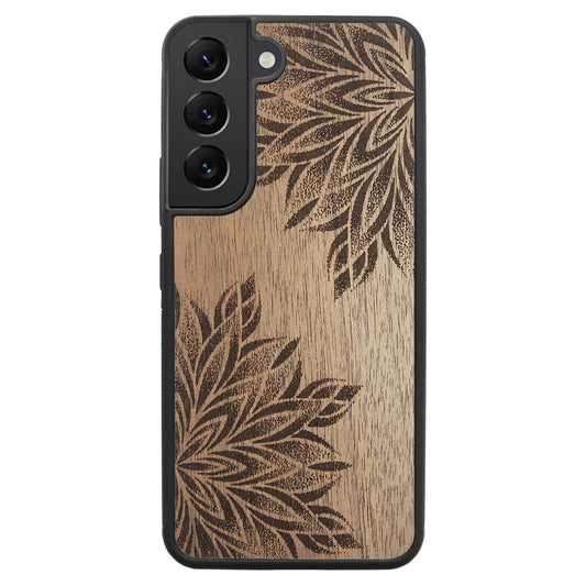 Wooden Case for Samsung Galaxy S22 Mandala