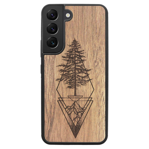 Wooden Case for Samsung Galaxy S22 Picea