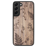 Wooden Case for Samsung Galaxy S22 Plus Botanical