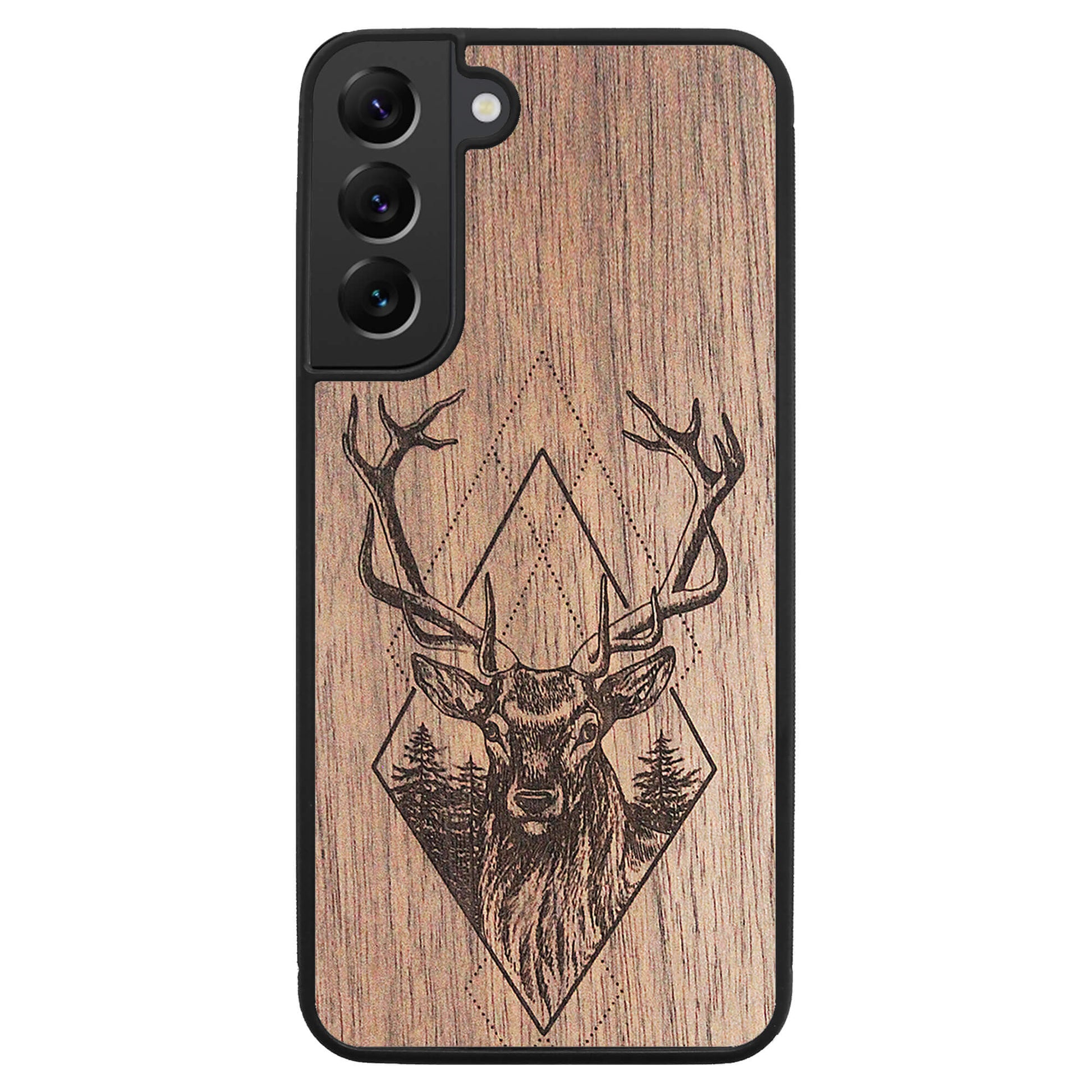 Wooden Case for Samsung Galaxy S22 Plus Deer