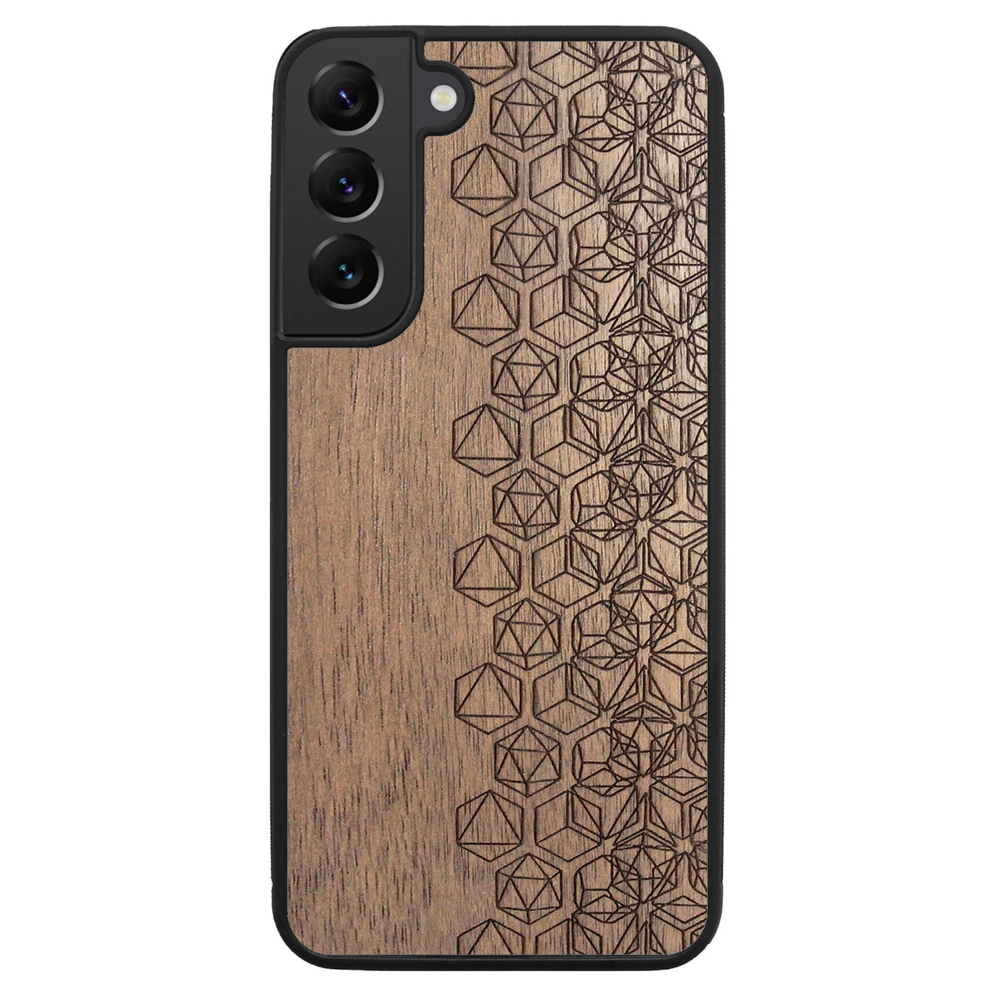 Wooden Case for Samsung Galaxy S22 Plus Geometric